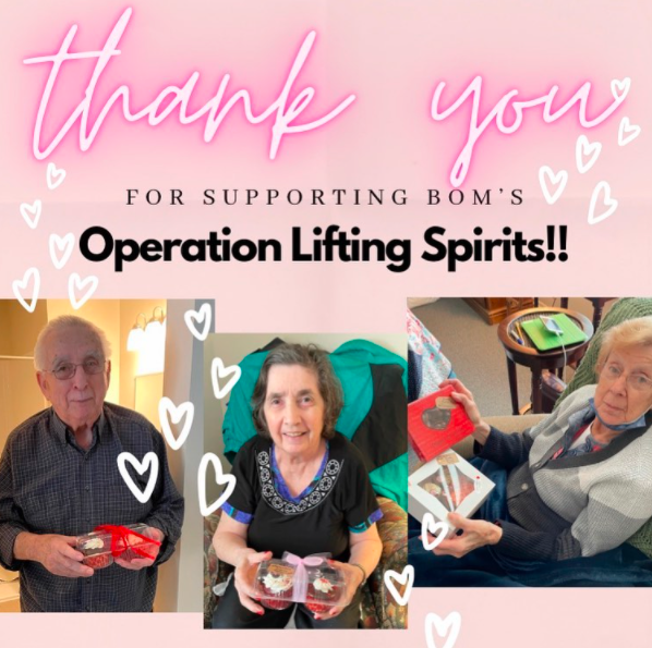 “Operation Lifting Spirits” gifts 120 Brothers of Mercy Residents on Valentine’s Day
