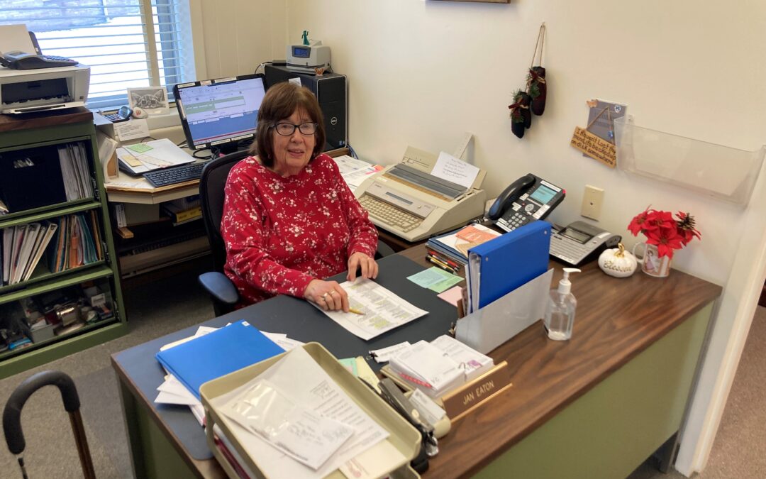 Jan Eaton, Trier Woods Office Manager, Celebrates 40 Years on Campus!